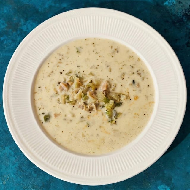 New England Clam Chowder.